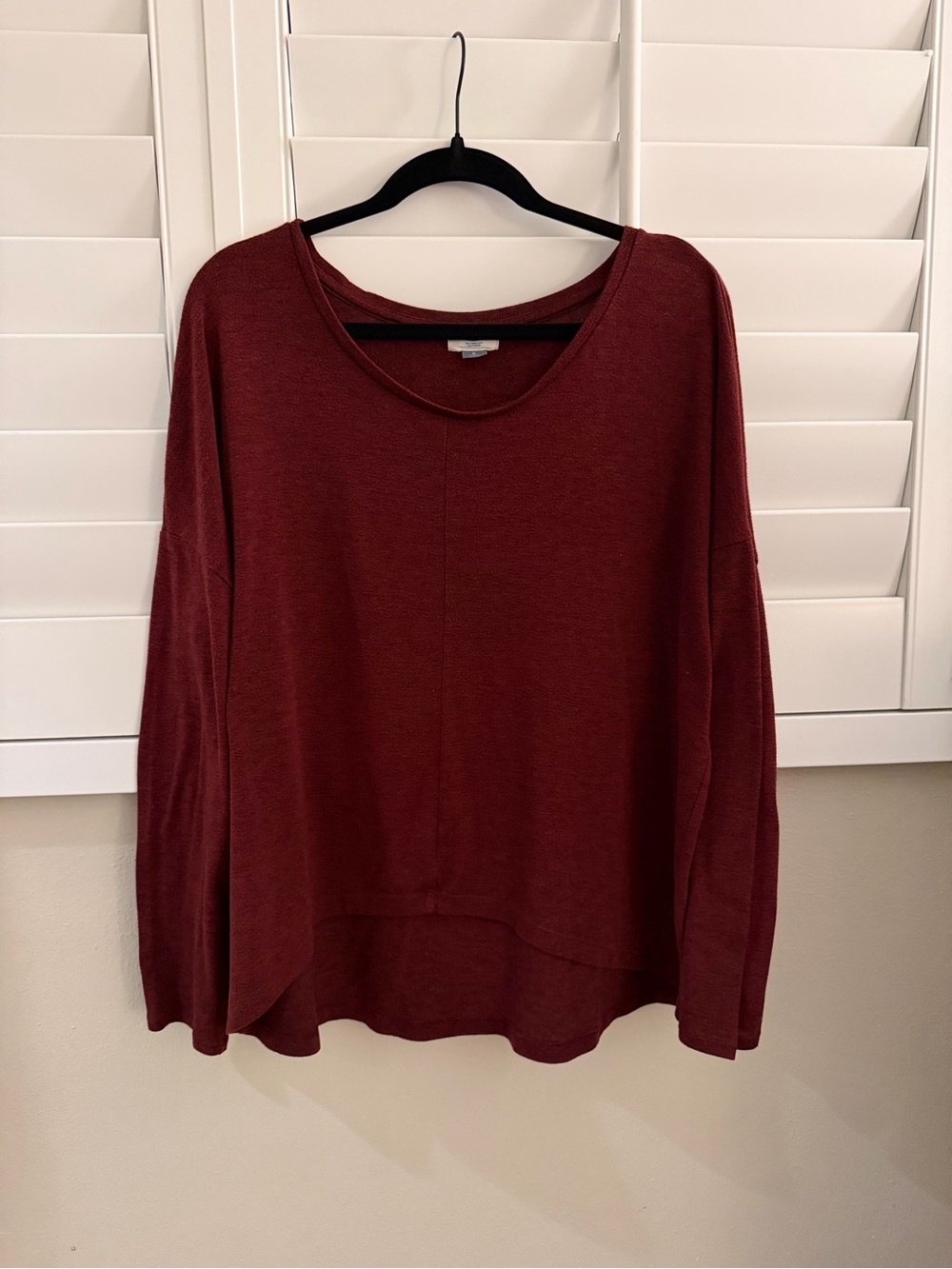 Old Navy Relaxed Scoop-Neck Pullover - Wine